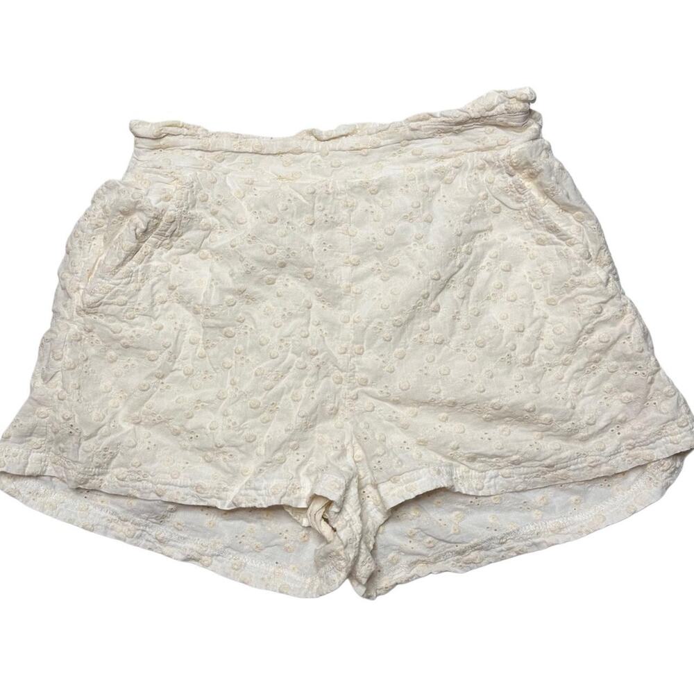 Altard State Size Small 100% Cotton Embroidered Shorts